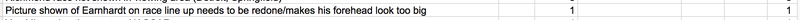 “Myspace angle” clearly not working out. Screencap of September Fan Emails document.